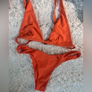 Summer bikini orange